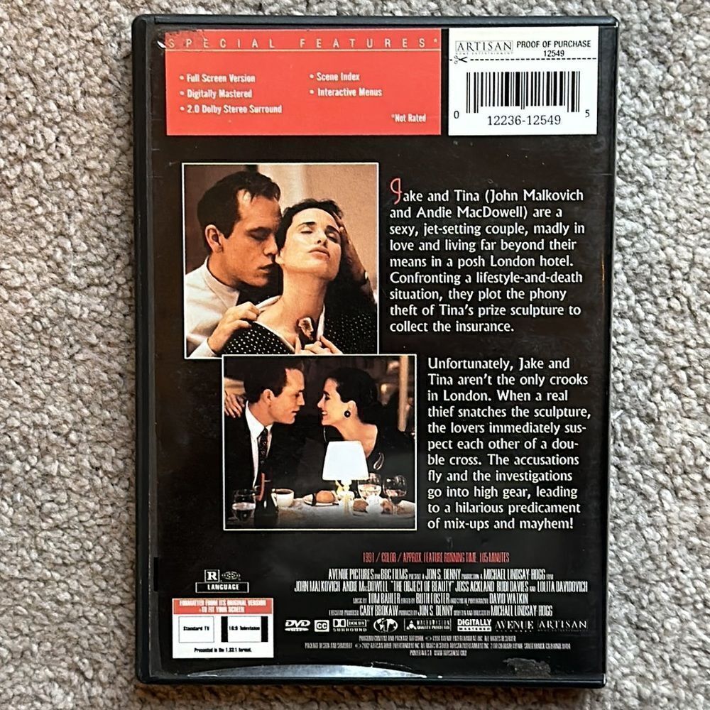 “The Object of Beauty” DVD! - Picture 2 of 5